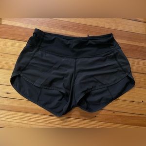 Black Lululemon Athletic Shorts Size 2